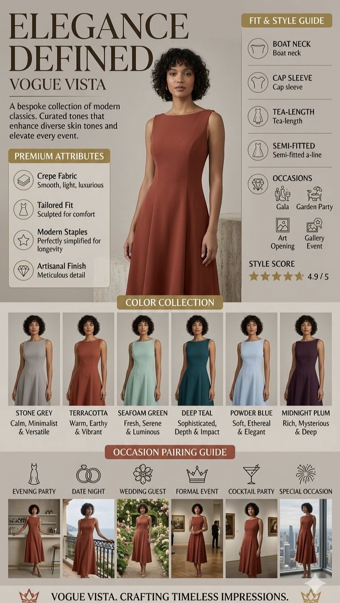 Infographic / Edu Visual - High-Fashion Marketing Infographic