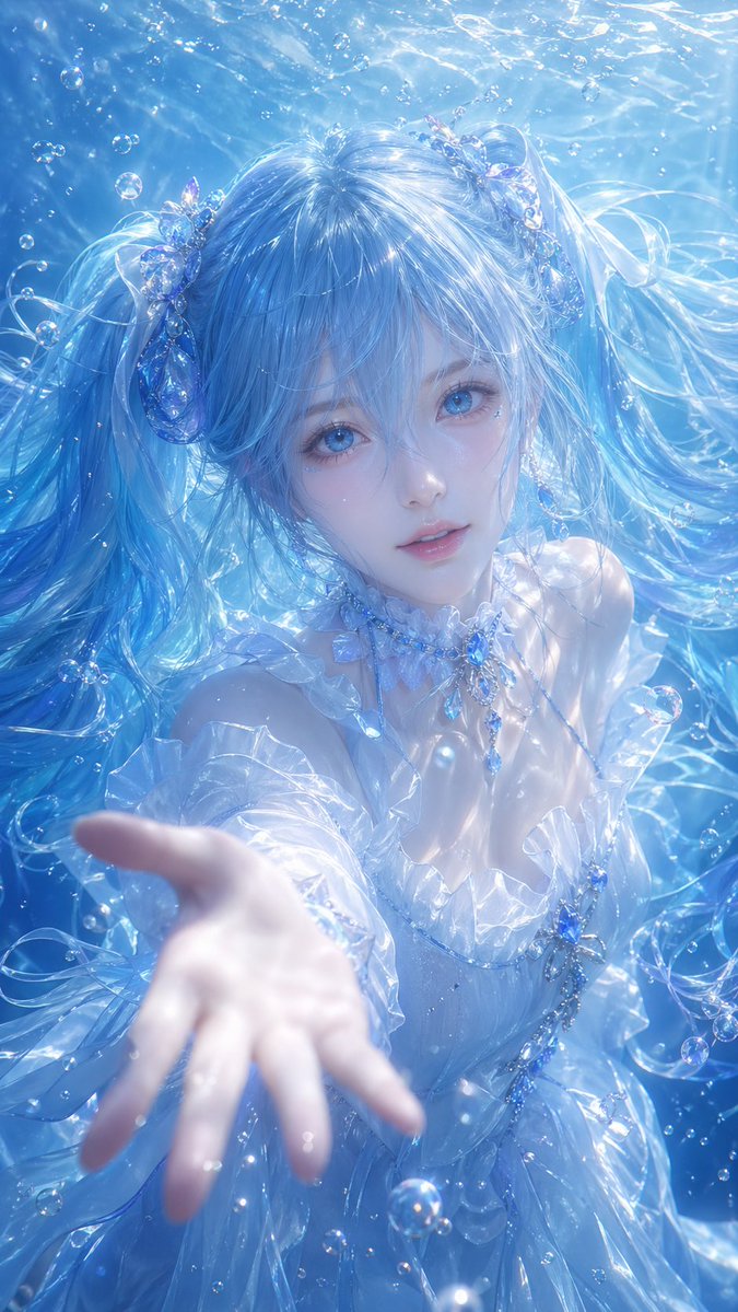 Profile / Avatar - Underwater Fantasy CG Illustration