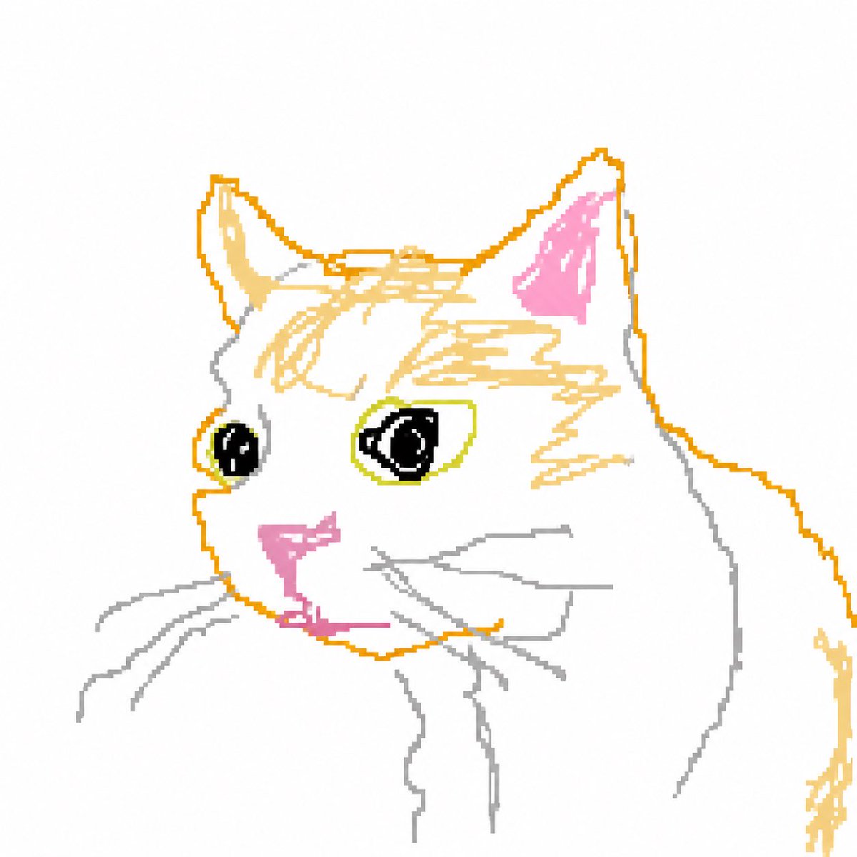 Scribbly MS Paint Transformation