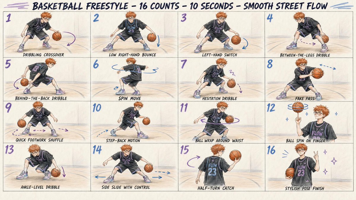Basketball Player Action Sequence