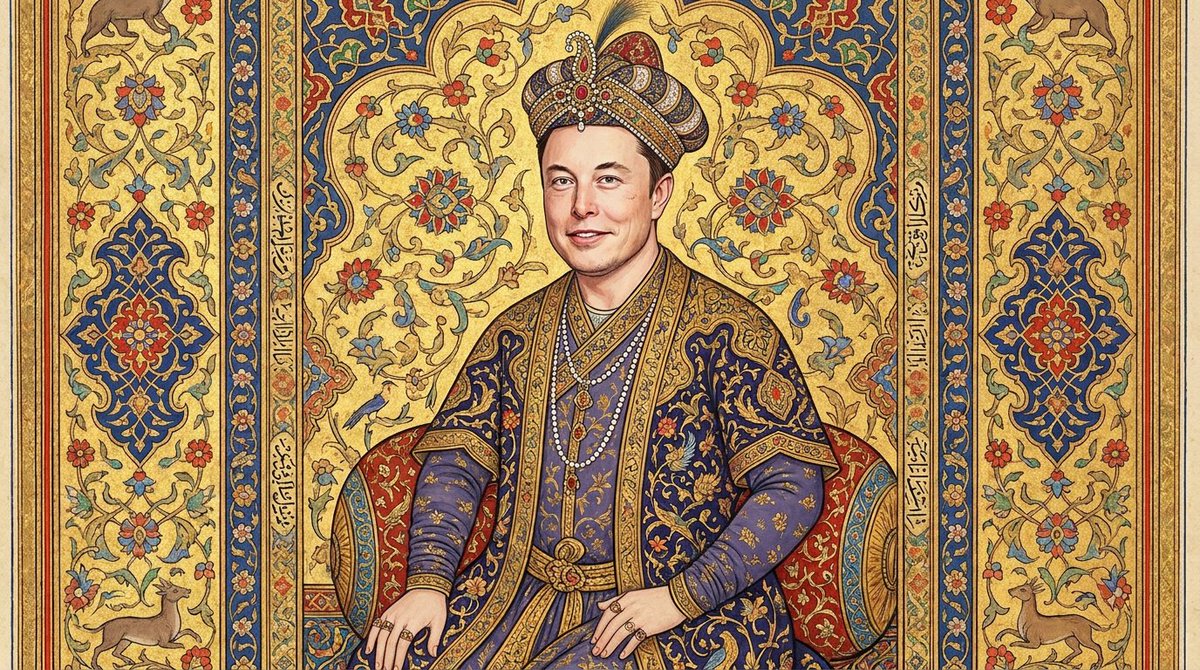 Safavid-Era Persian Miniature Portrait