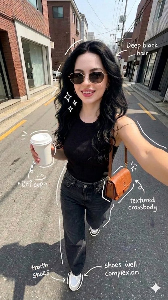 Infographic / Edu Visual - Street Style Selfie with Doodles