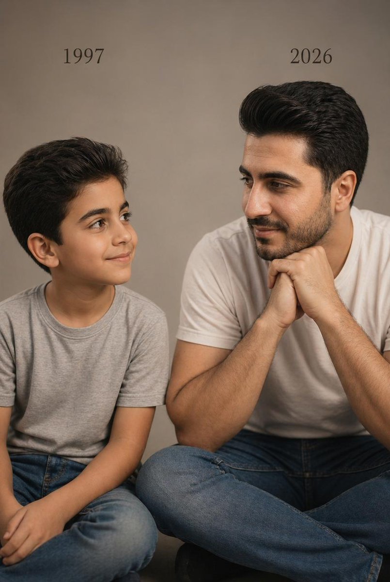 Two Ages Studio Portrait