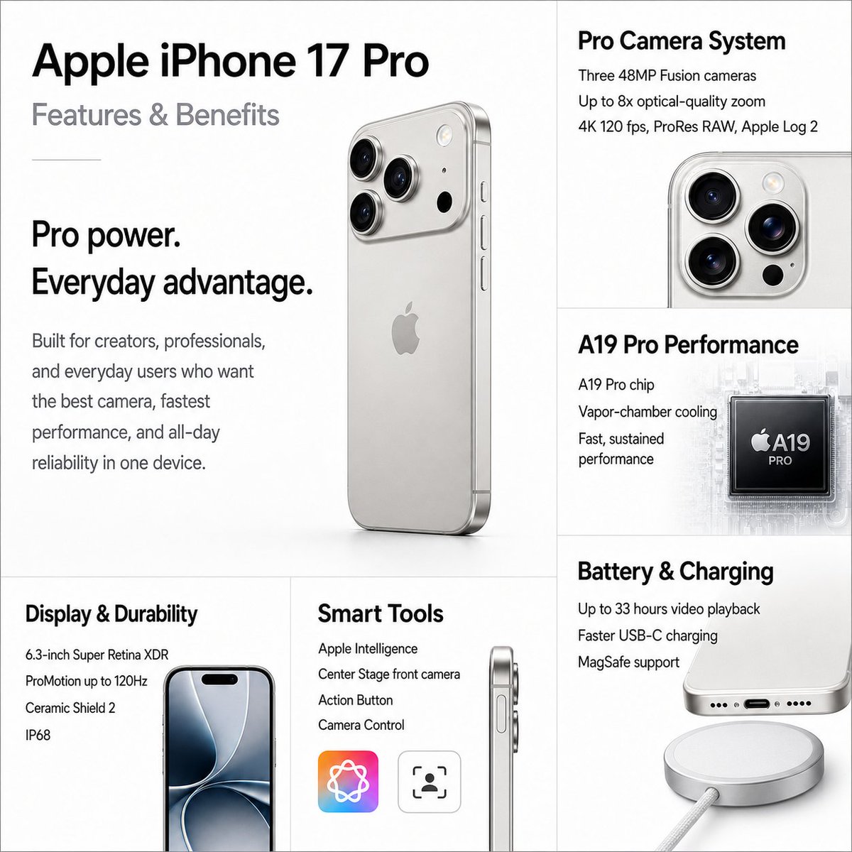 Apple iPhone Pro Feature Board