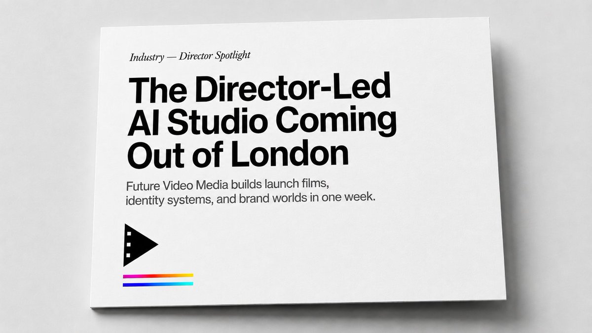 Minimal Director-Led AI Studio Cover