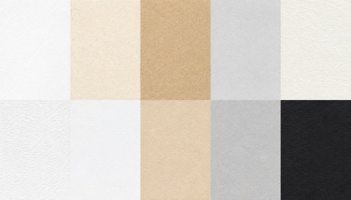 Paper Texture Swatch Grid
