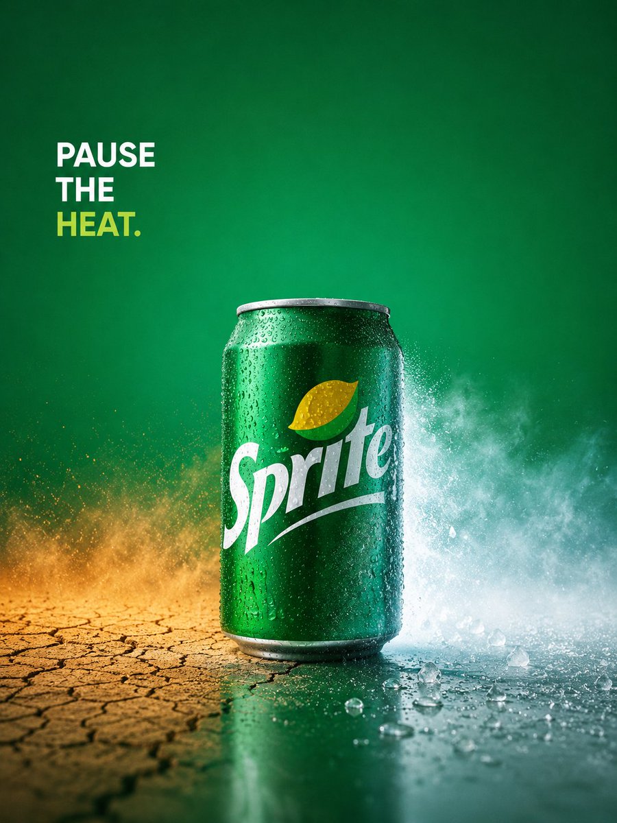 Sprite Heat Pause Beverage Ad