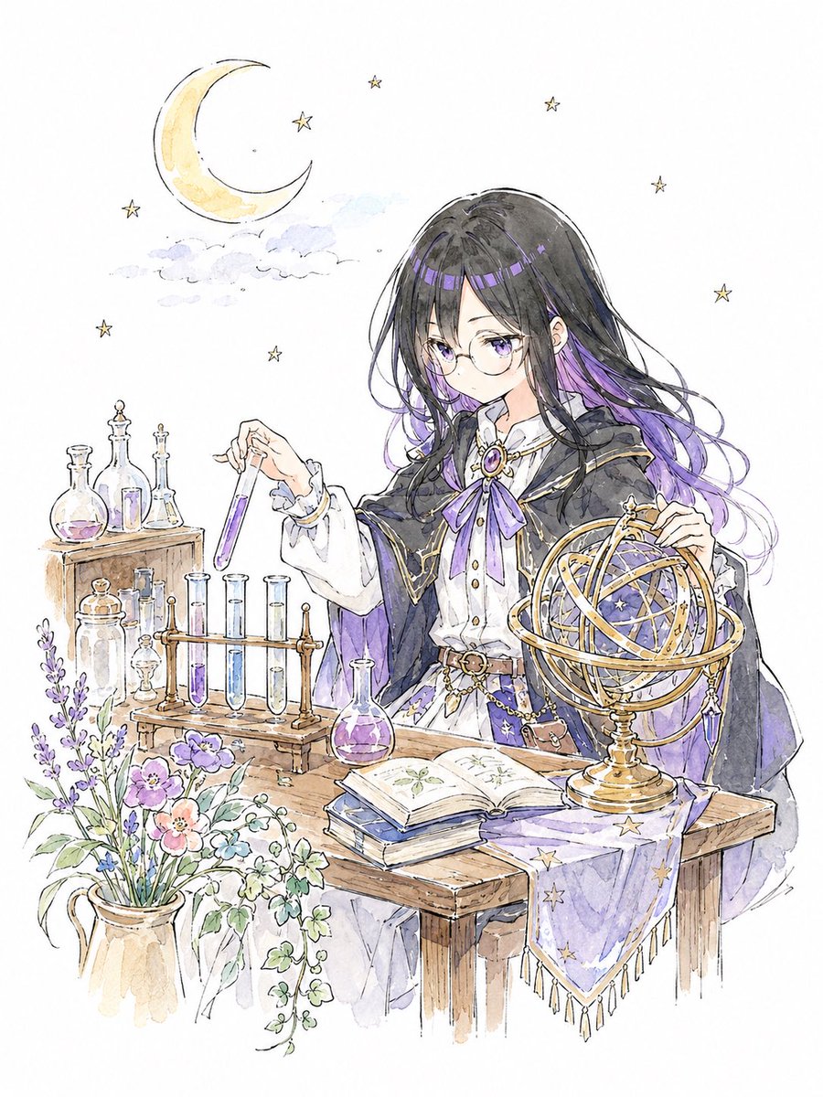 Storybook Watercolor Alchemist