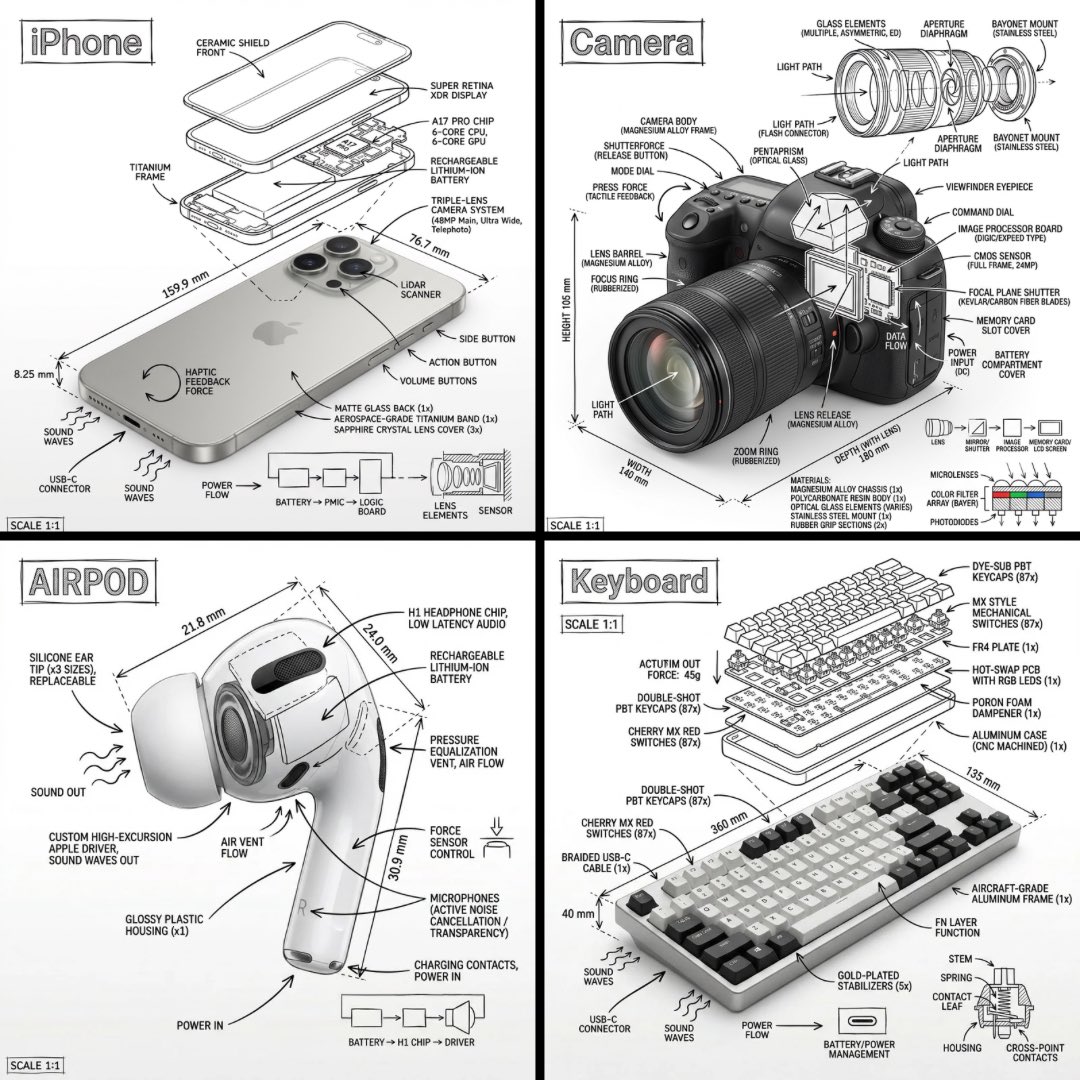 Technical Manual Infographic Style