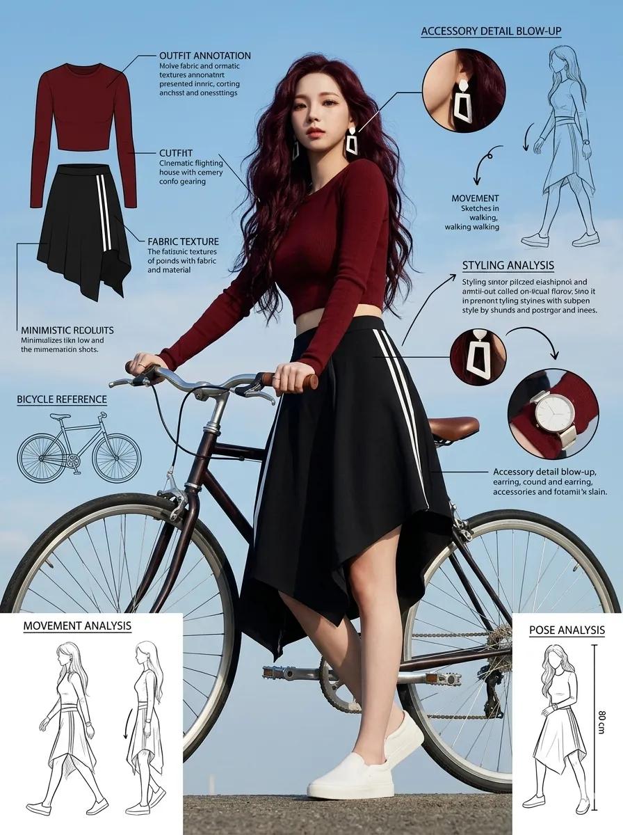 Fashion Editorial Sketch Sheet