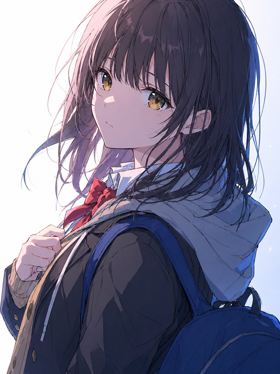 Censored Anime Schoolgirl Portrait