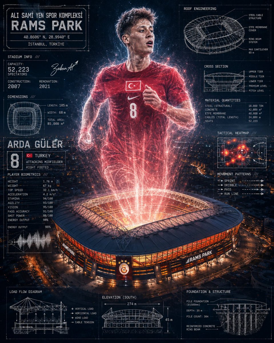 Rams Park Football Tech Poster