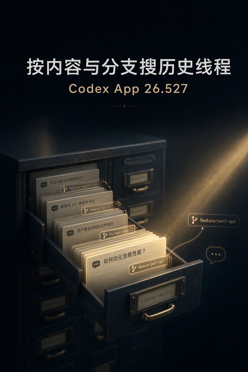 Cinematic Thread Archive Search Poster