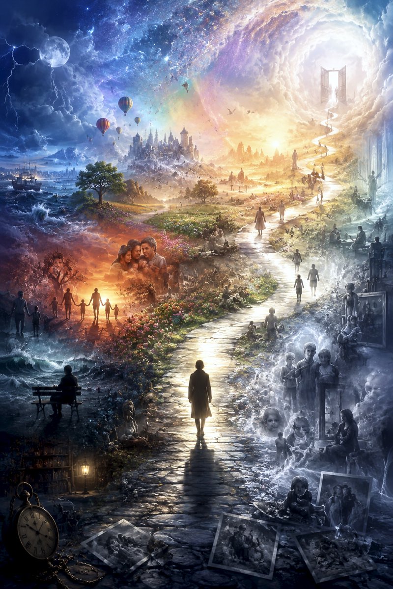 Journey of Life Oil Painting
