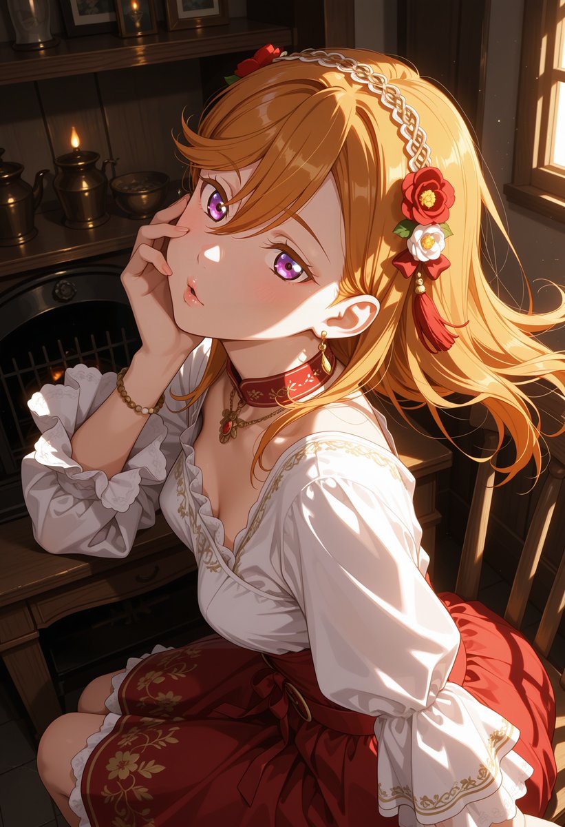 Victorian Maid Anime Portrait