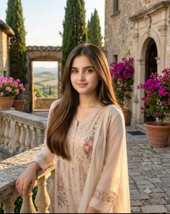Golden Hour Villa Portrait