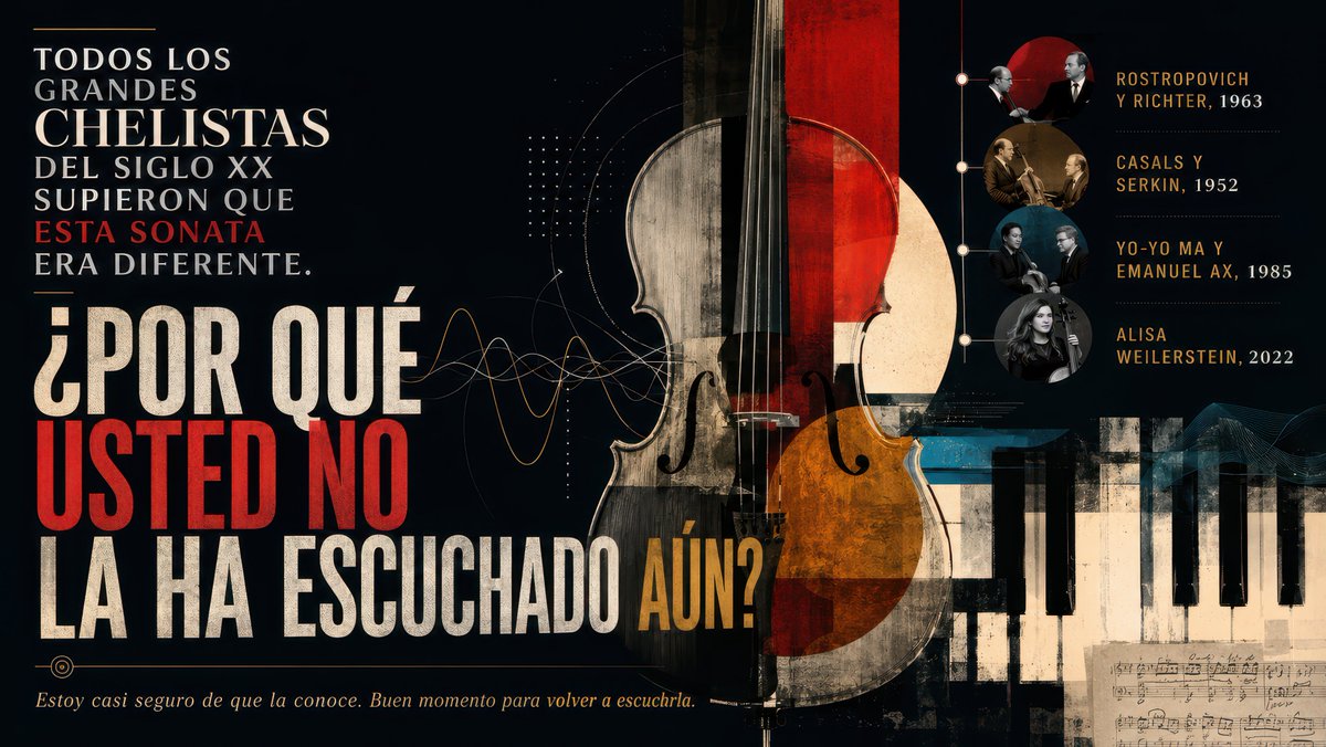 Dramatic Cello Sonata Poster