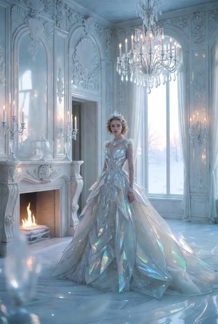 Impossible Winter Palace Salon Video Prompt