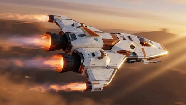 Multi-Scene Spacecraft Flight Video