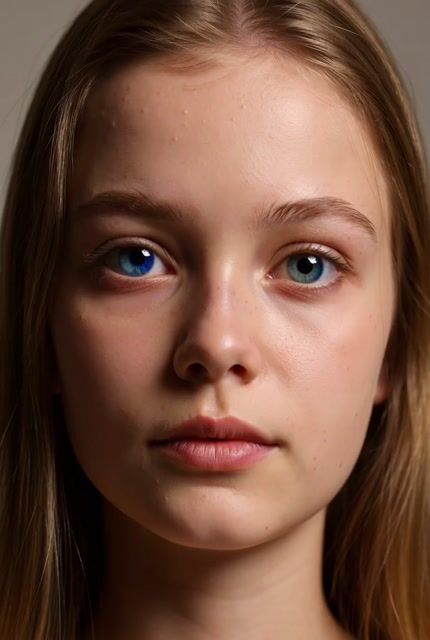 Hyper-Realistic Heterochromia Portrait