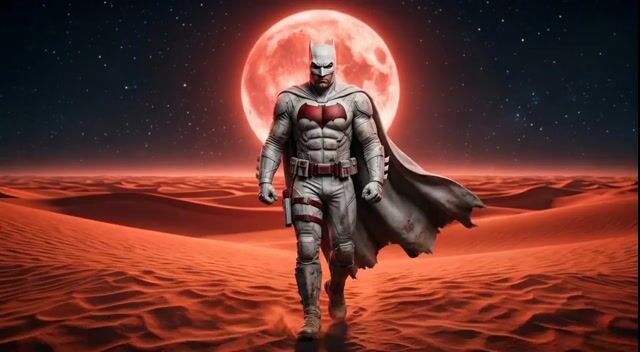 Batman Desert Walk Animation