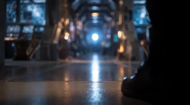 Sci-Fi Cinematic Corridor Walk