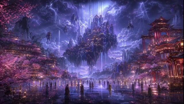 Cyber Xianxia Cinematic Fantasy