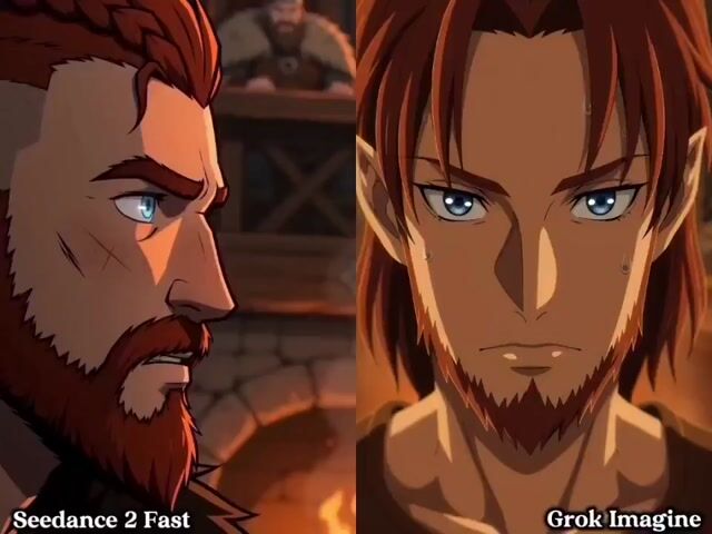 Cinematic Viking Warrior Duel