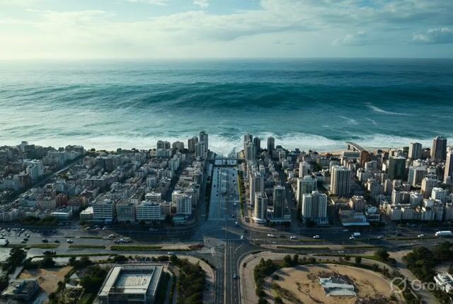 Massive Coastal Tsunami Disaster