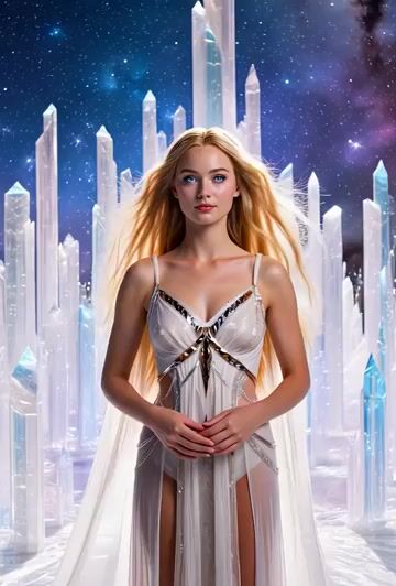 Pleiadian Woman Crystal City