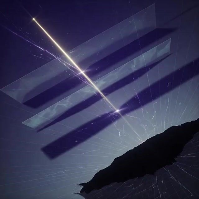 Cinematic Symbolic Light Point Journey