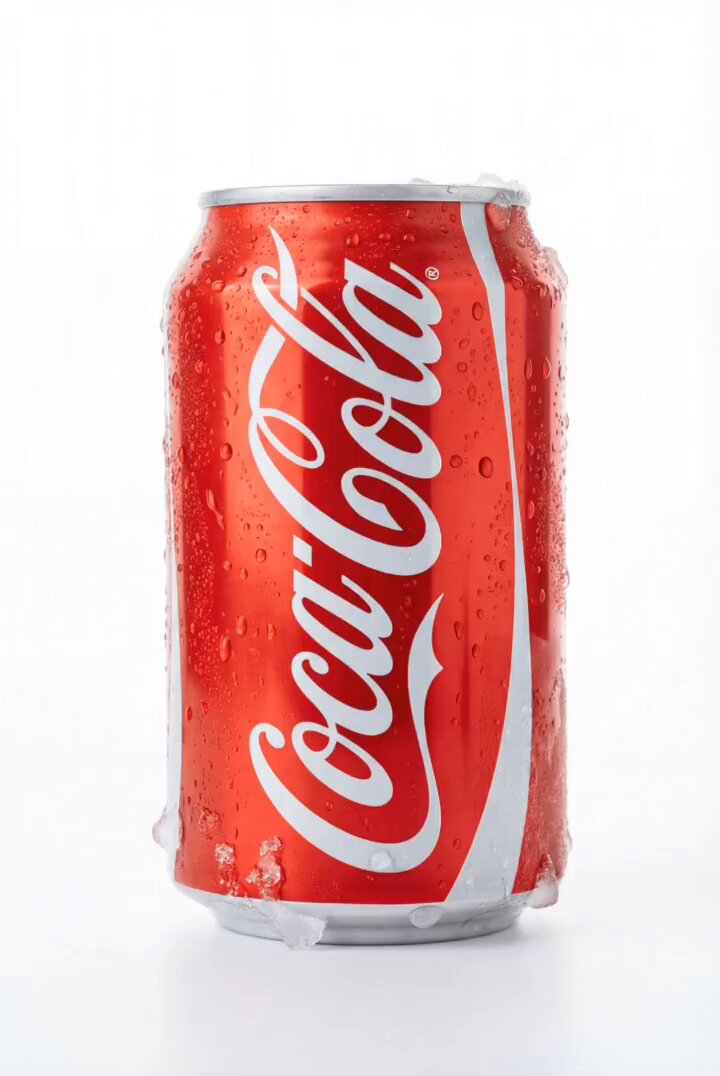 Coca-Cola Can Product Photography and Exploded Infographic