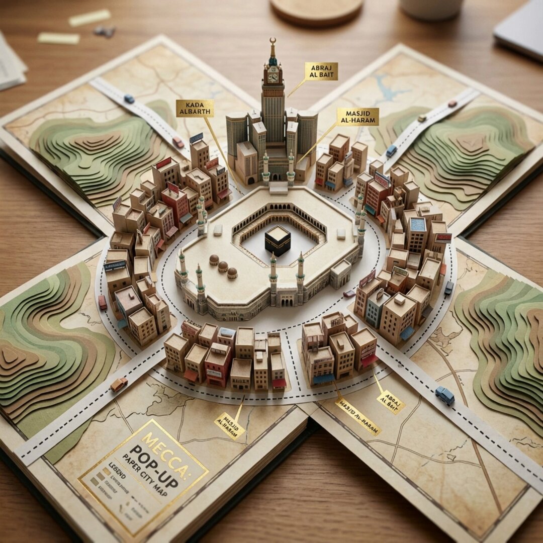 Hyper-Detailed Pop-Up Paper City