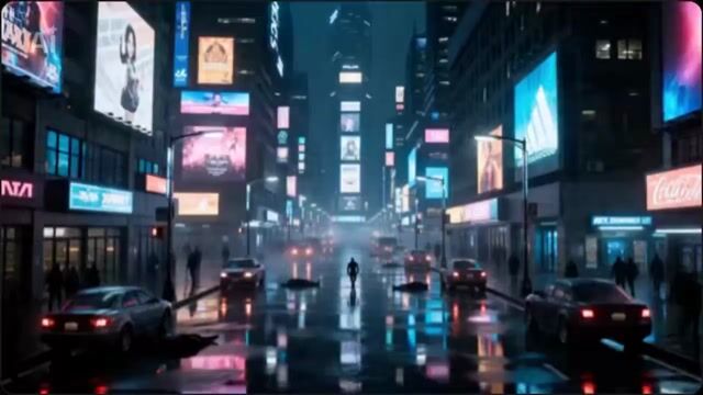 Cyberpunk Ninja Battle Video Prompt