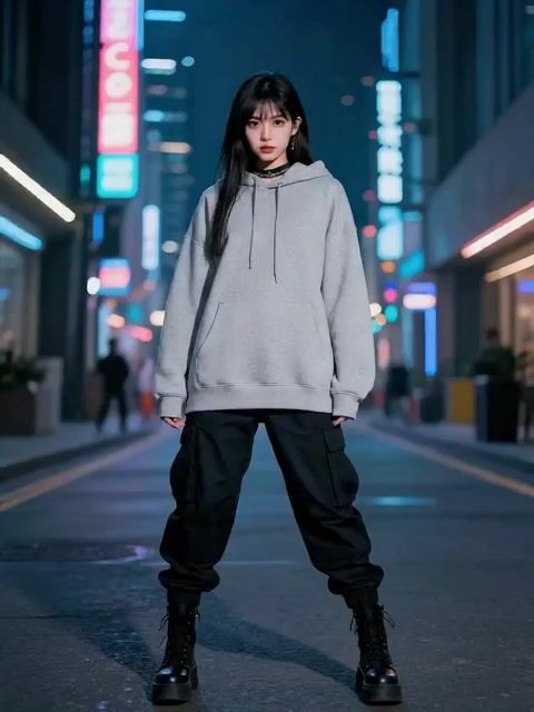 Beat-Synced Outfit Transformation Dance