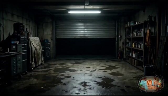 Garage CCTV Horror Creature