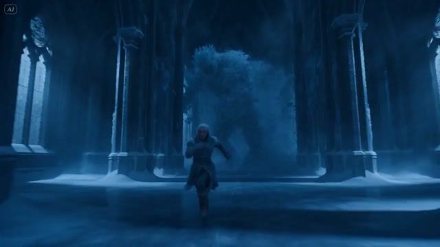 Frozen Cathedral Chase Sequence