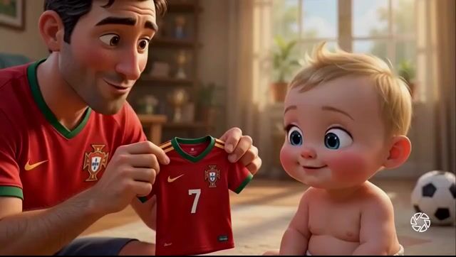 Pixar Style Father Son Football Story